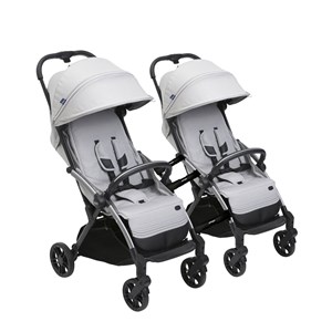 Chicco Goody XPlus İkiz Bebek Arabası Pearl Grey