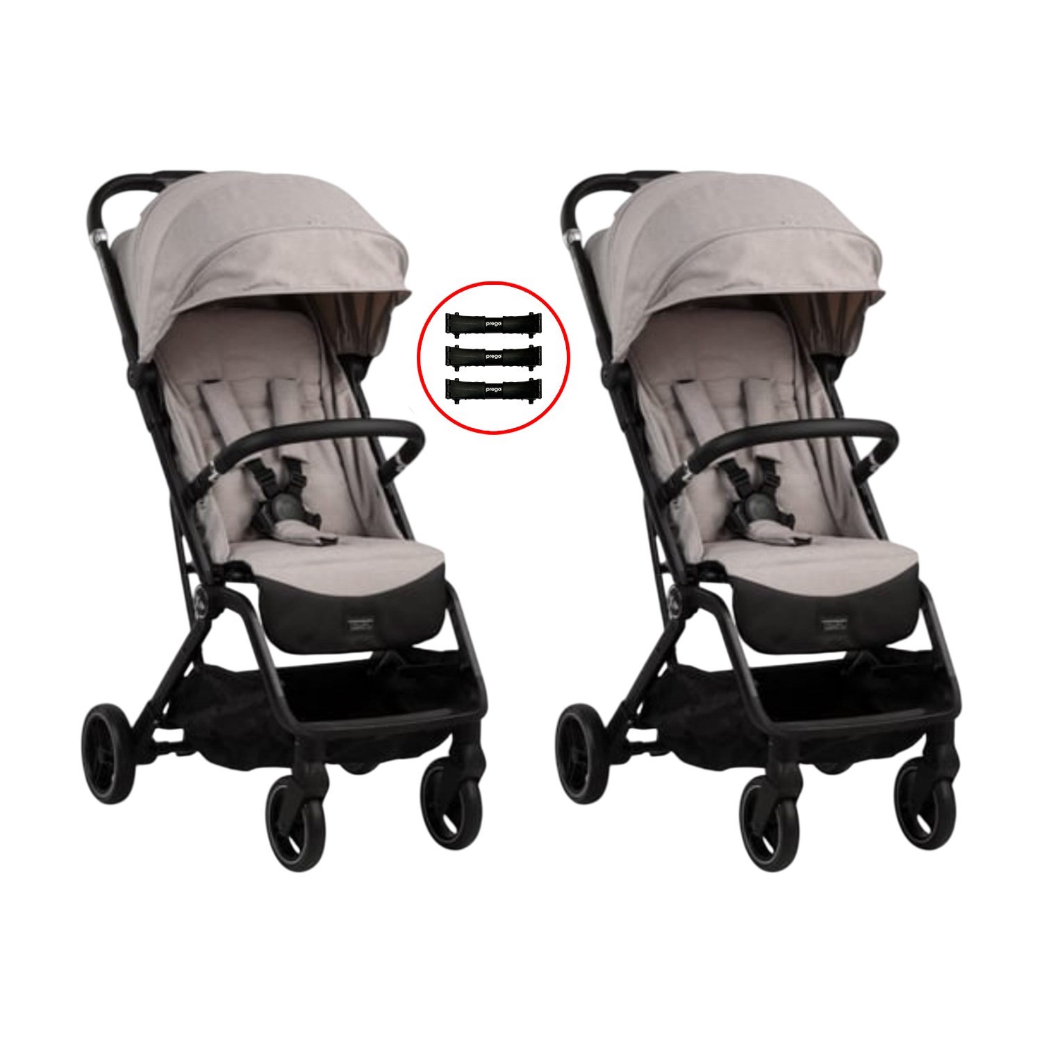 Kraft Boston İkiz Bebek Arabası Beige