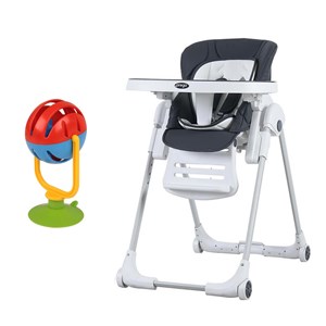 Prego Lucca Mama Sandalyesi + Oyuncak Hediyeli Füme