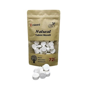 Nioni Natural Tablet Mendil 72 Adet Beyaz