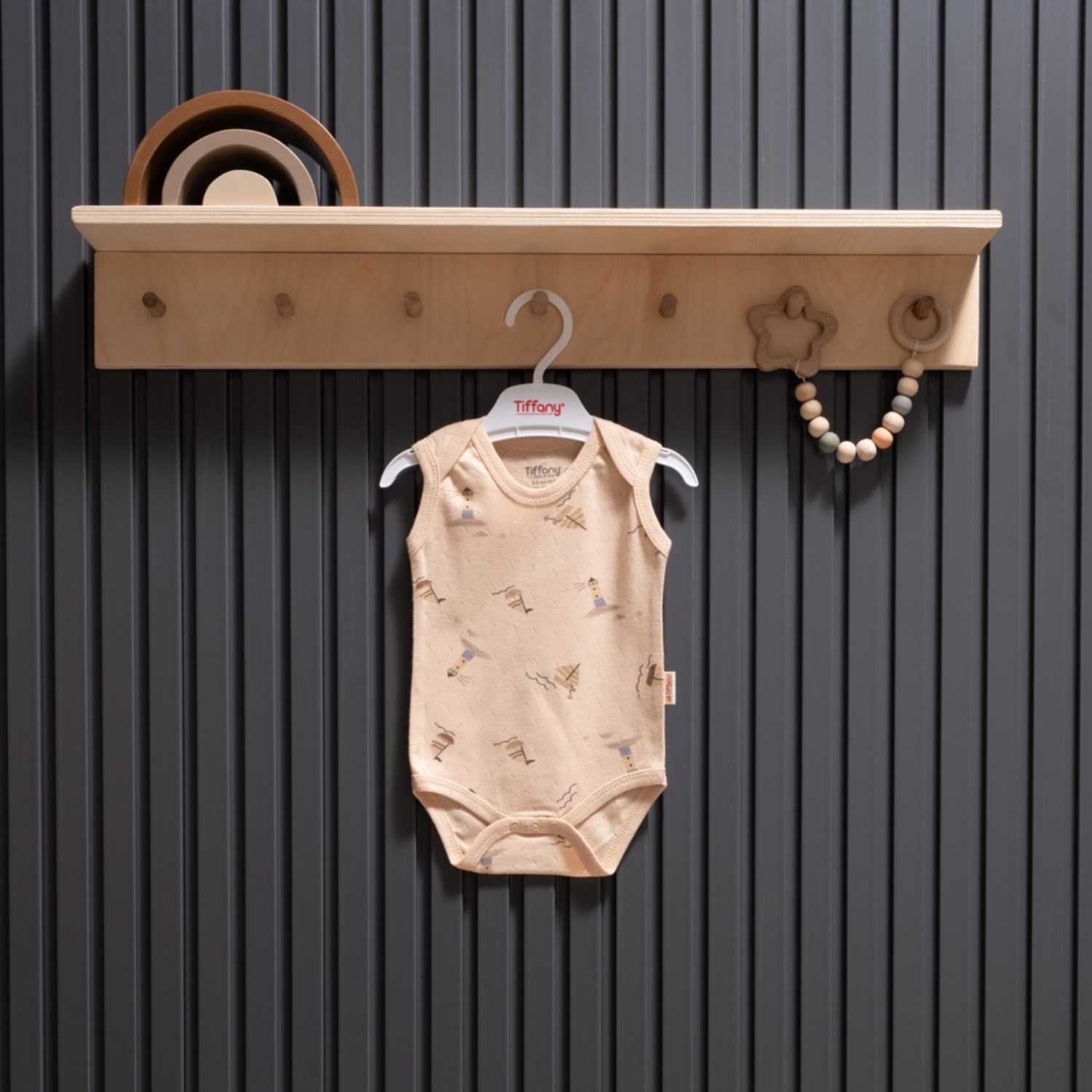 Tiffany Baby Boat Jakarlı Theme Atlet Body 43009 Bej