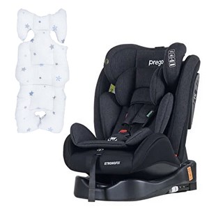 Prego StrongFix Oto Koltuğu-Müslin Oto Koltuk Minderi Füme-Beyaz Mavi