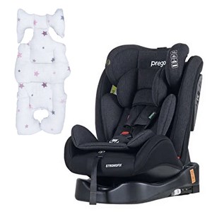 Prego StrongFix Oto Koltuğu-Müslin Oto Koltuk Minderi Füme-Beyaz Pembe