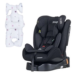 Prego StrongFix Oto Koltuğu-Müslin Oto Koltuk Minderi Füme-Beyaz Pembe