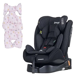 Prego StrongFix Oto Koltuğu-Müslin Oto Koltuk Minderi Füme-Pembe