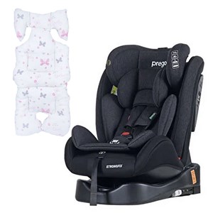 Prego StrongFix Oto Koltuğu-Müslin Oto Koltuk Minderi Füme-Pembe Gri