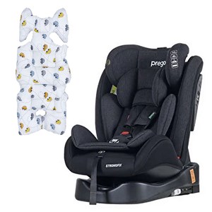 Prego StrongFix Oto Koltuğu-Müslin Oto Koltuk Minderi Füme-Sarı Gri