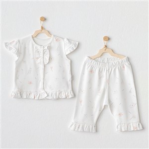 Andywawa Love Family 2'li Bebek Takım AC25511 Ekru