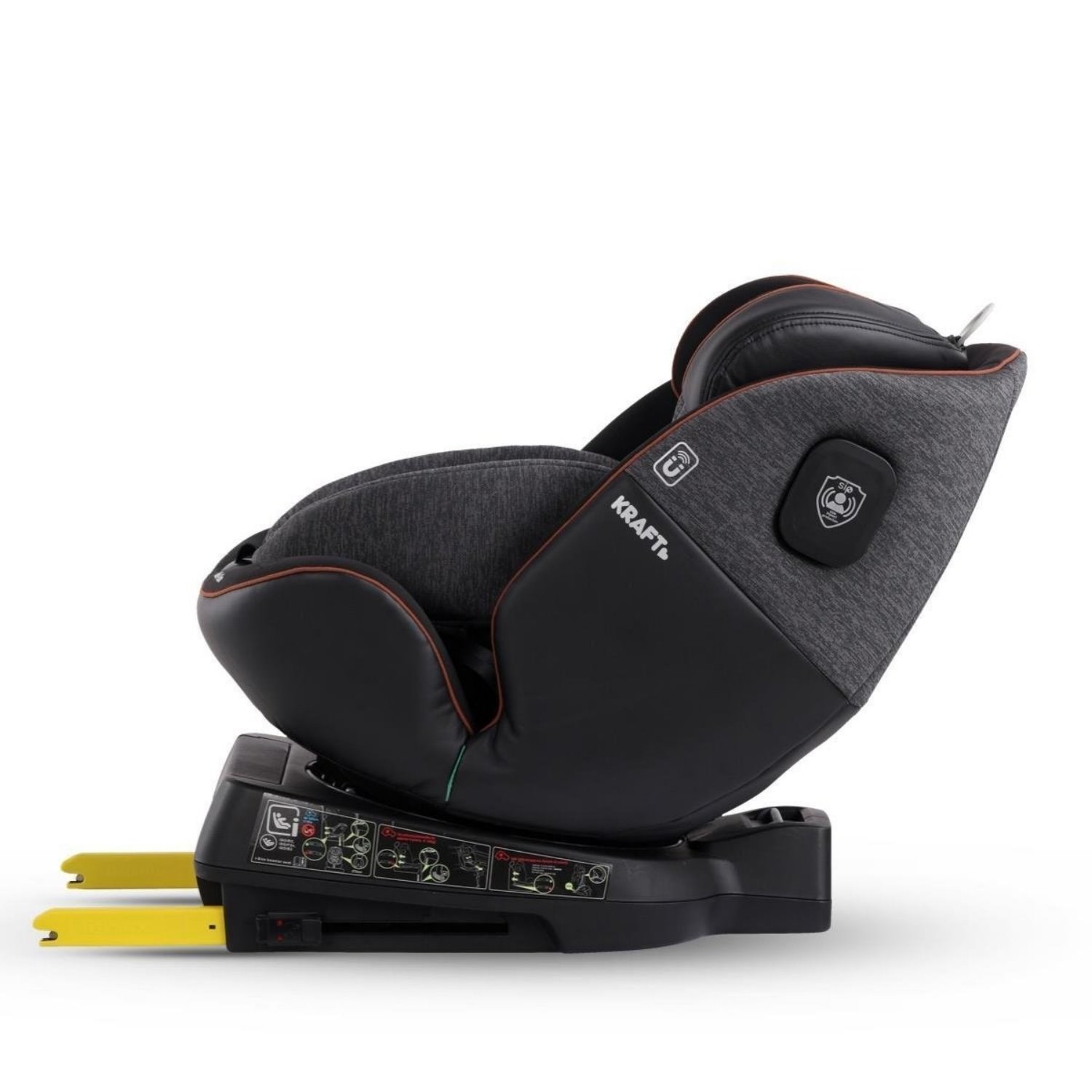 Kraft Galler I-Size 0-36 Kg Oto Koltuğu Black Dark Grey