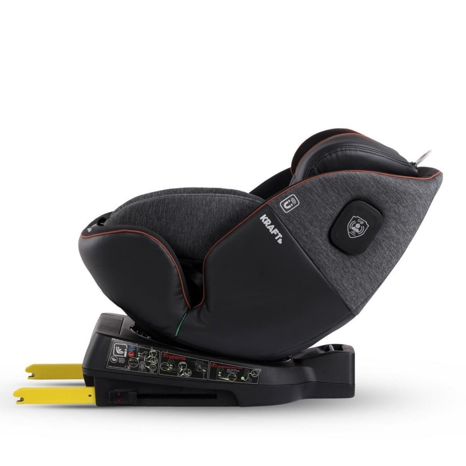 Kraft Galler I-Size 0-36 Kg Oto Koltuğu Black Dark Grey