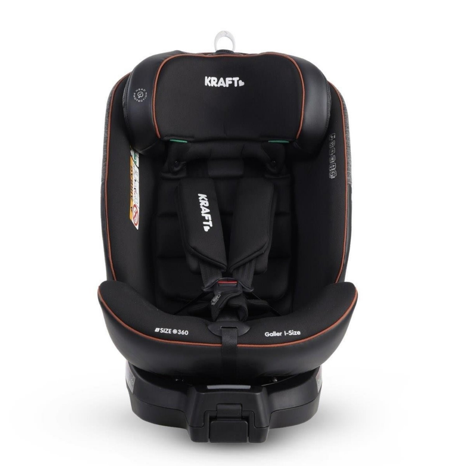 Kraft Galler I-Size 0-36 Kg Oto Koltuğu Black Light Grey