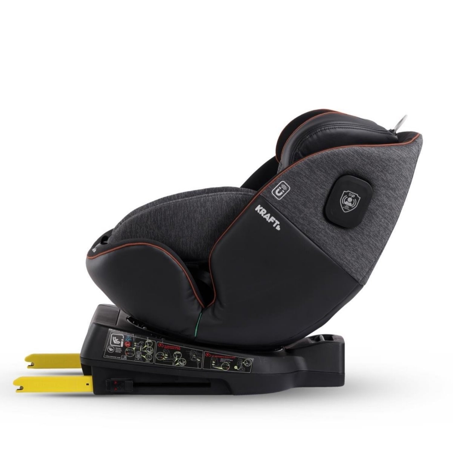 Kraft Galler I-Size 0-36 Kg Oto Koltuğu Black Light Grey