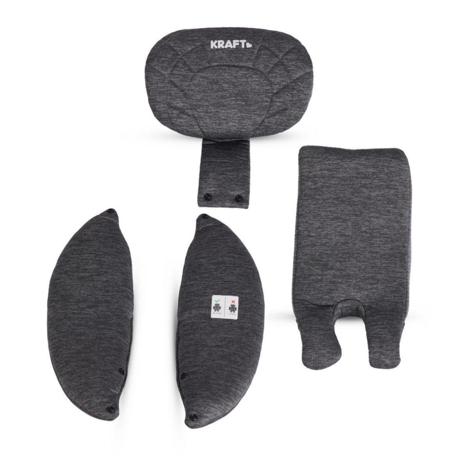 Kraft Galler I-Size 0-36 Kg Oto Koltuğu Black Light Grey