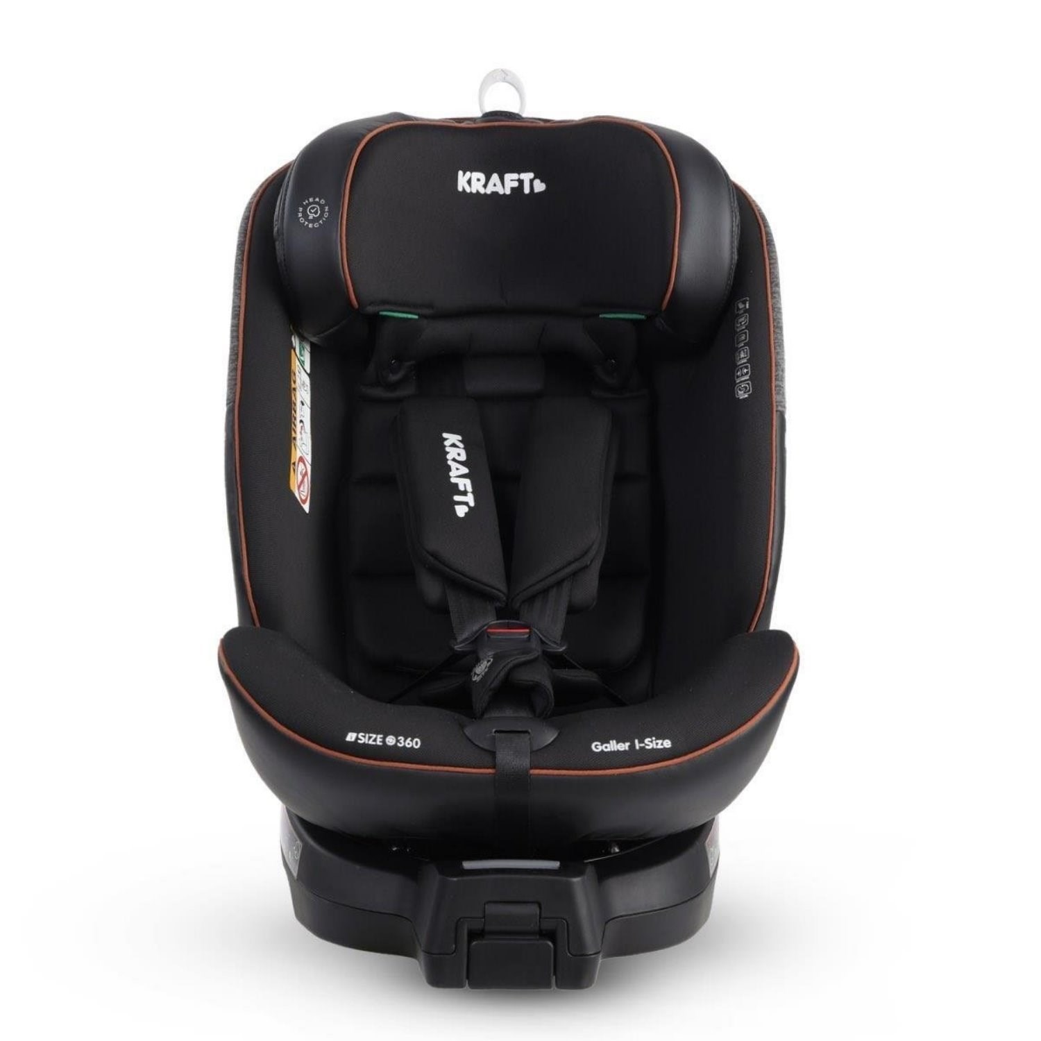 Kraft Galler I-Size 0-36 Kg Oto Koltuğu Black Light Grey