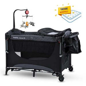Kraft Denver Anne Yanı Oyun Parkı 63x105 Cm Dark Grey