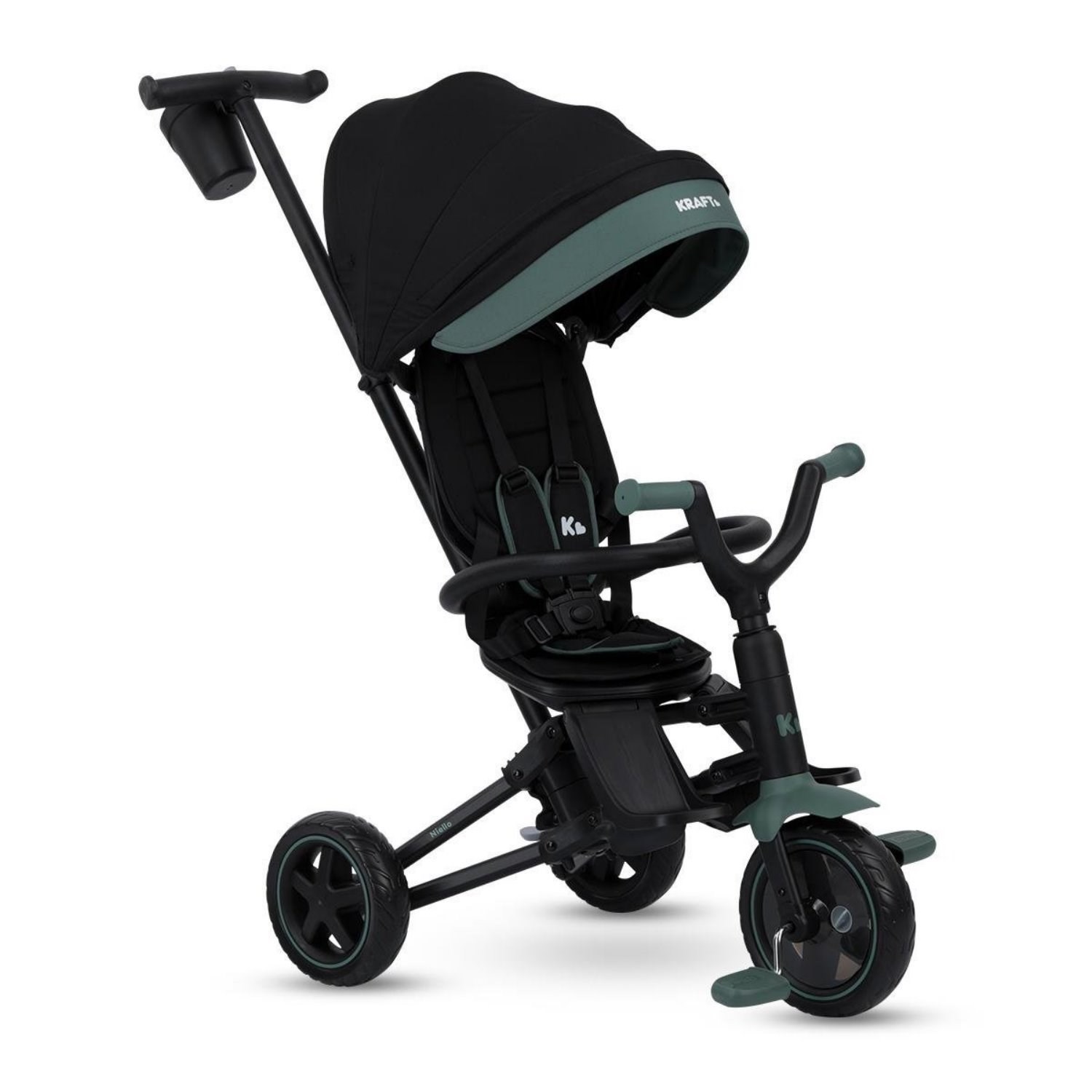 Kraft Nova Niello QPlay 6 in 1 Katlanır Bisiklet Green