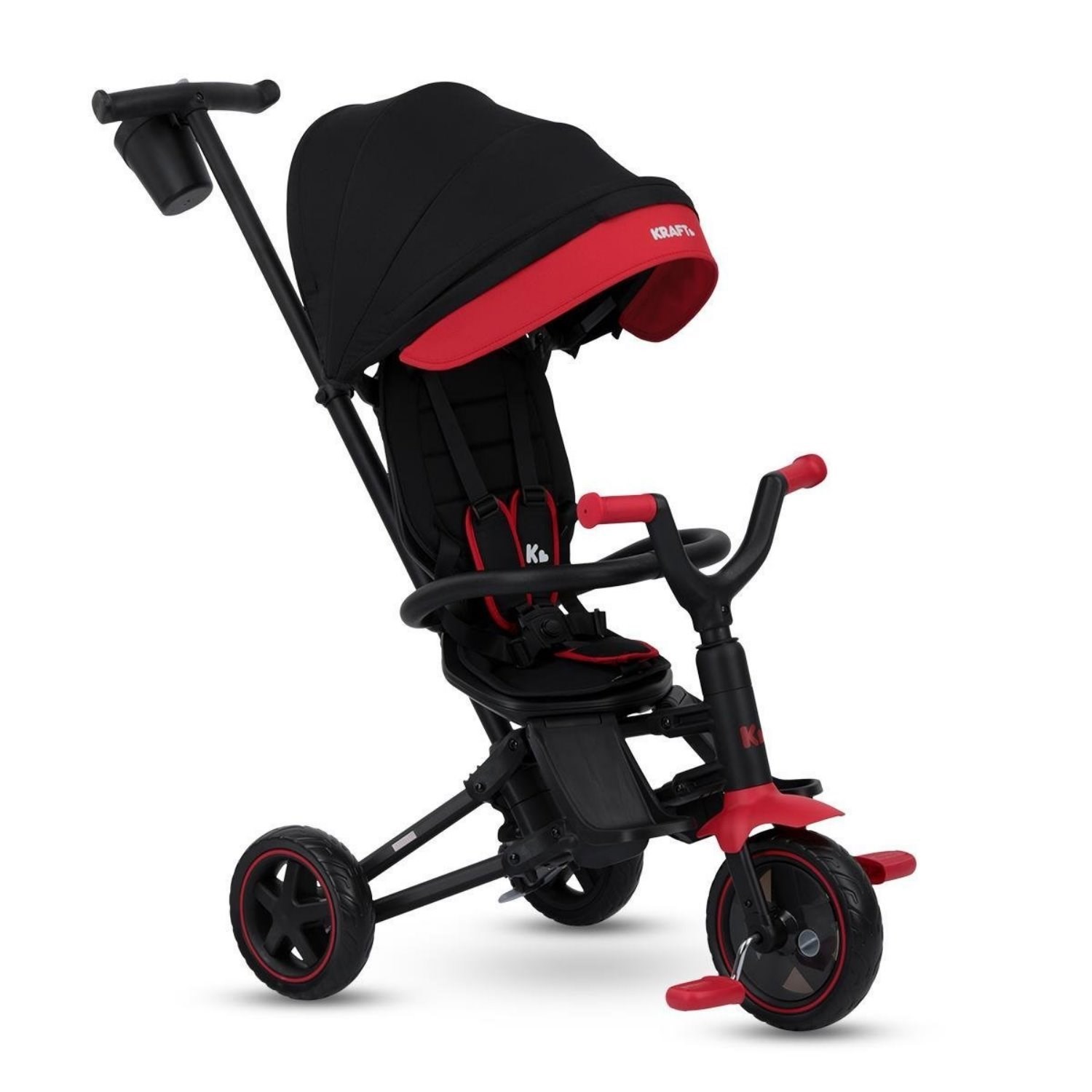 Kraft Nova Niello QPlay 6 in 1 Katlanır Bisiklet Red