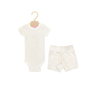 Tiffany Baby Organik Theme İkili Çıtçıtlı Takım 88012 Bej