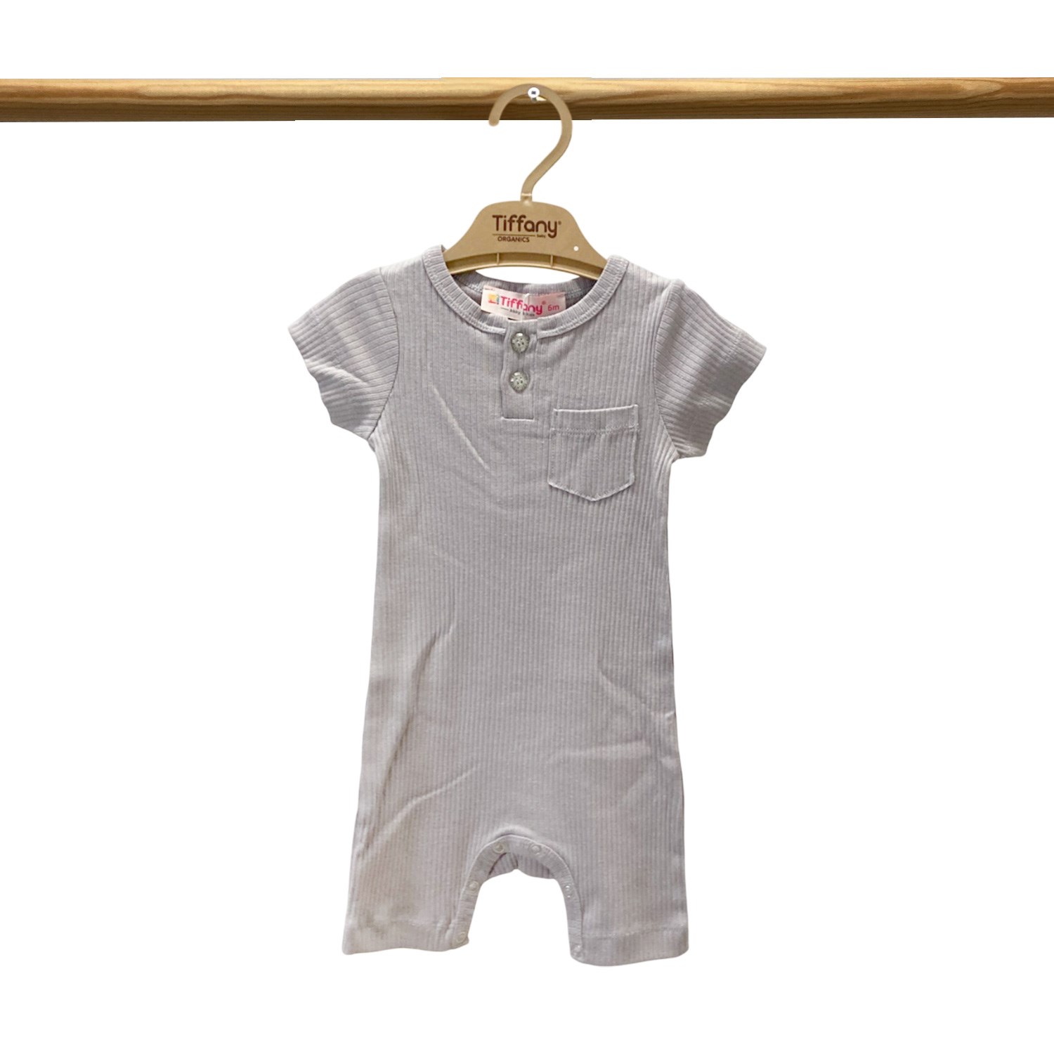 Tiffany Baby Organik Theme Cepli Kısa Rompy 88026 Lila