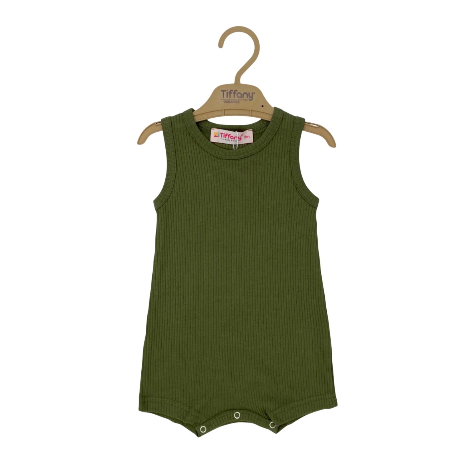 Tiffany Baby Modal Organik Theme Kısa Rompy 89025 Açık Yeşil