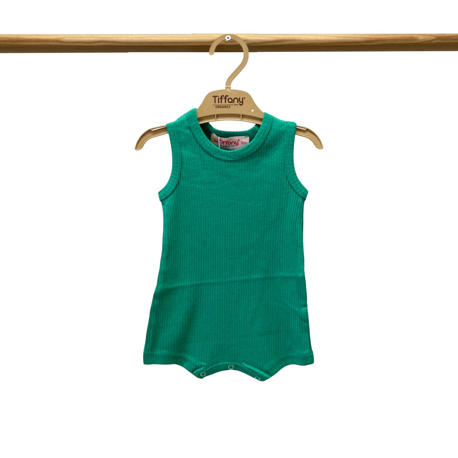 Tiffany Baby Modal Organik Theme Kısa Rompy 89025 Yeşil
