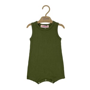 Tiffany Baby Modal Organik Theme Kısa Rompy 89025 Açık Yeşil