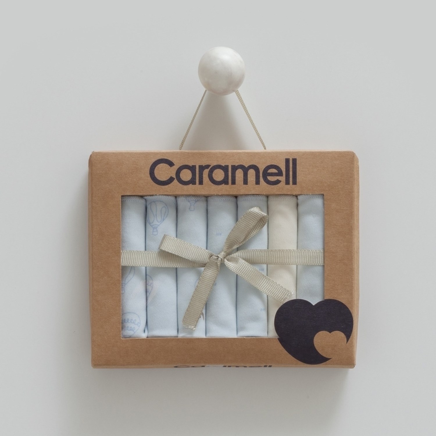 Caramell Flaying Cars 7'li Bebek Penye Mendili 1204 Mavi