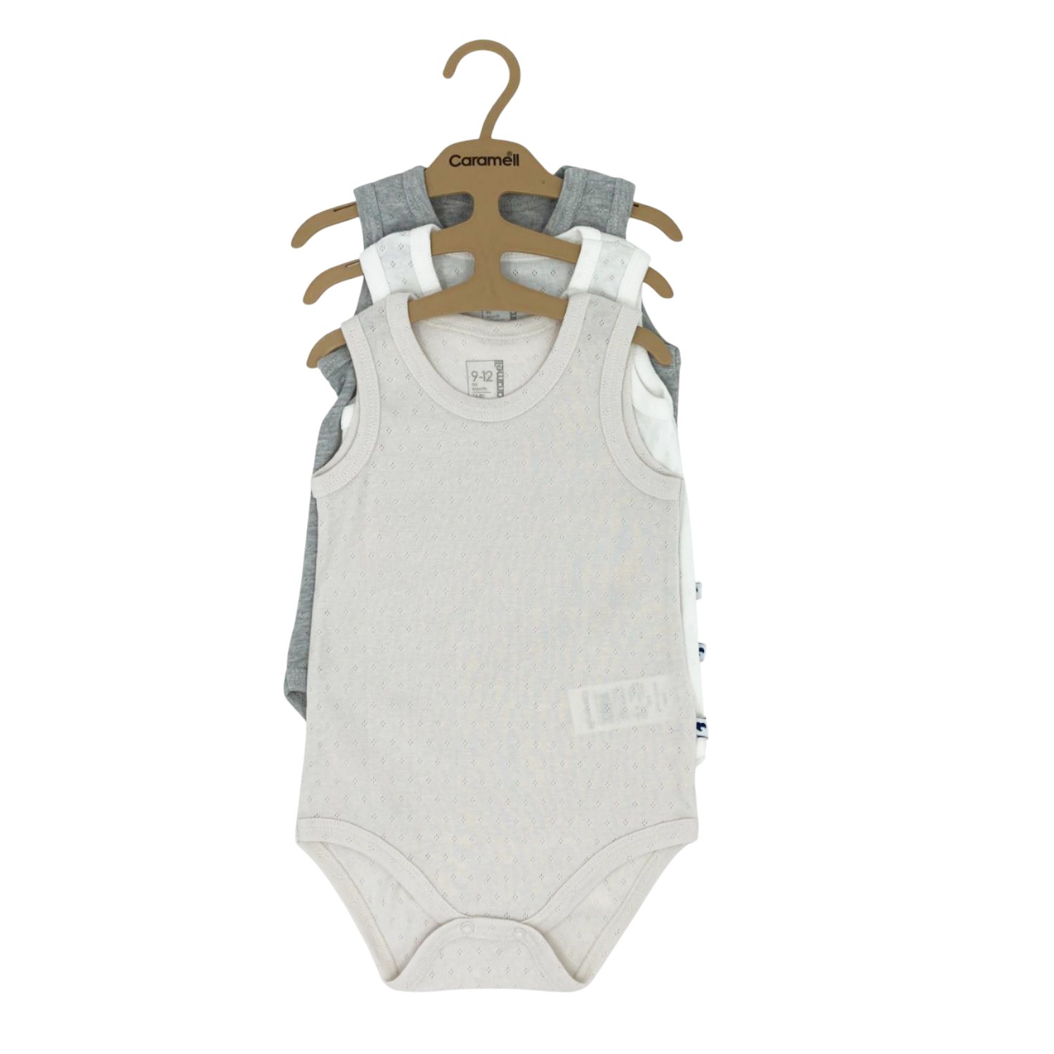 Caramell Basic 3'lü Atlet Body 1510 Ekru