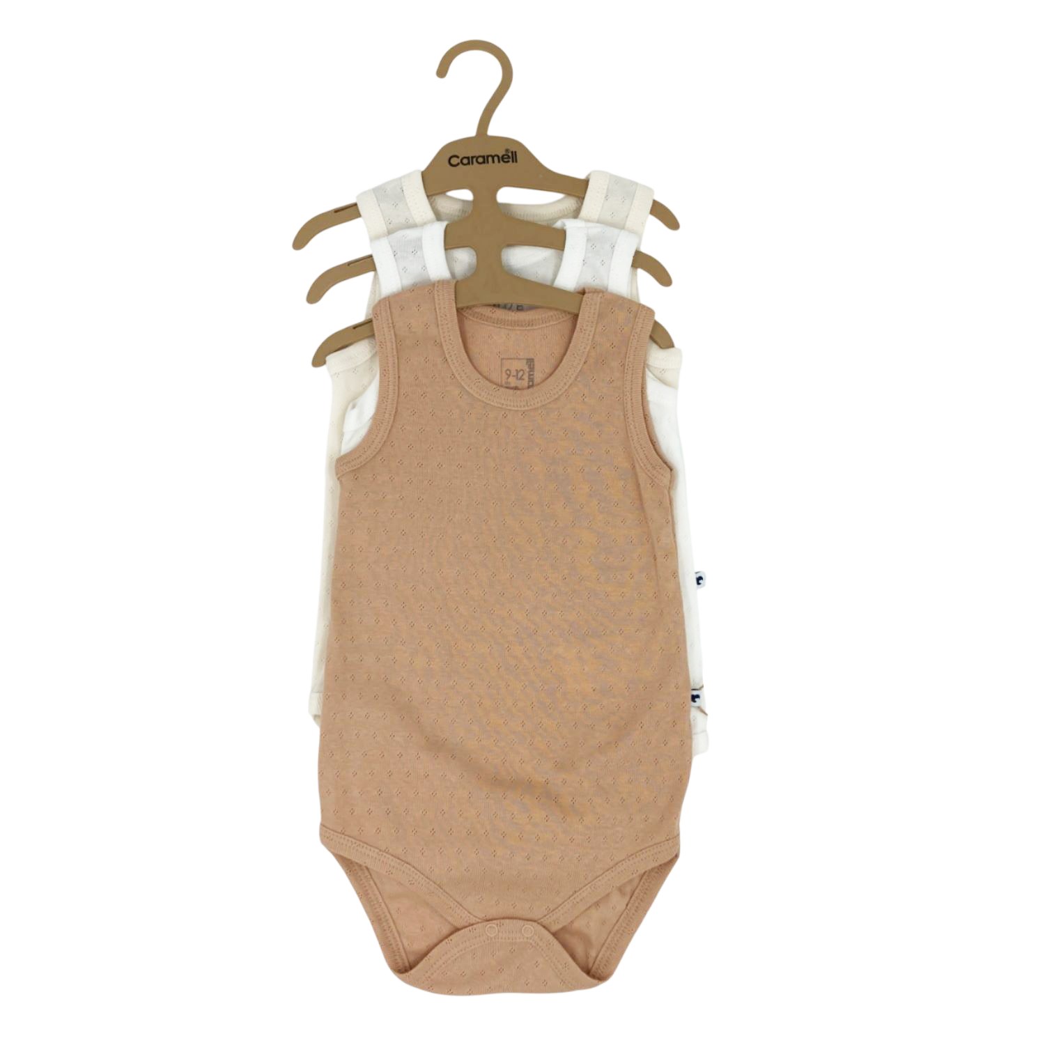 Caramell Basic 3'lü Atlet Body 1510 Kahve