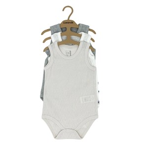 Caramell Basic 3'lü Atlet Body 1510 Ekru