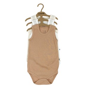 Caramell Basic 3'lü Atlet Body 1510 Kahve