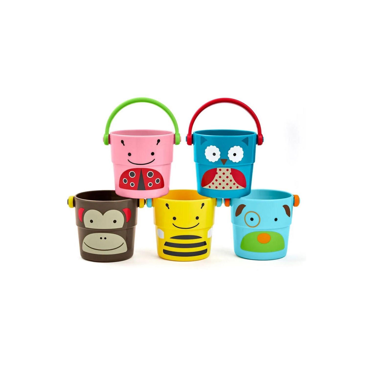 Skip Hop Zoo Banyo Oyuncağı Kova Seti 235355 Çok Renkli