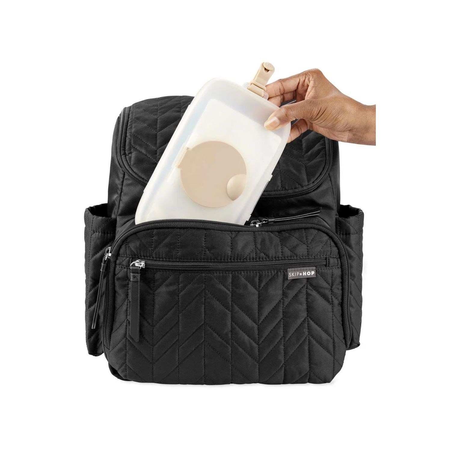 Skip Hop Grab & Go Mendil Kabı Beyaz