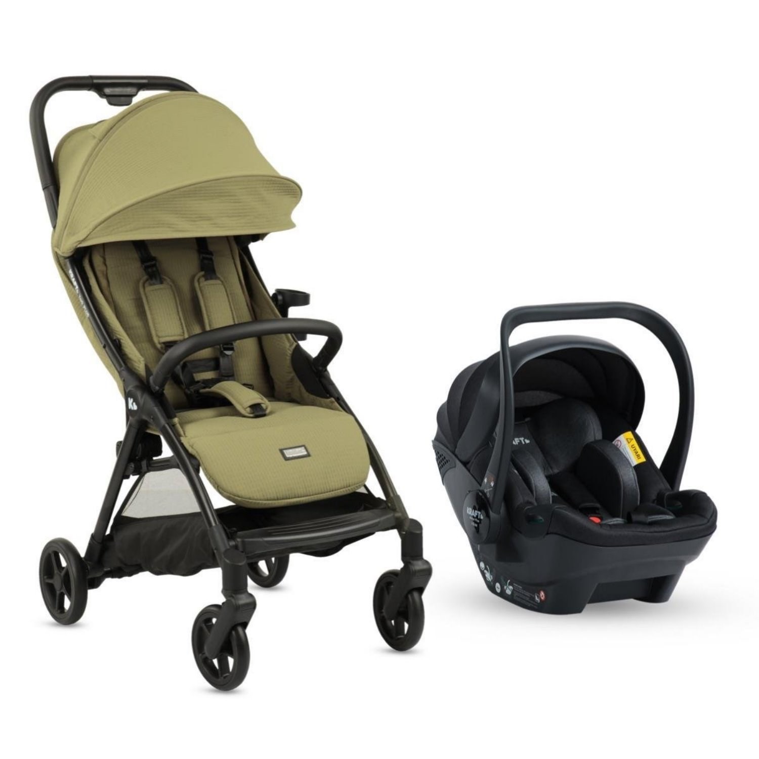 Kraft York Plus Travel Sistem Bebek Arabası Green