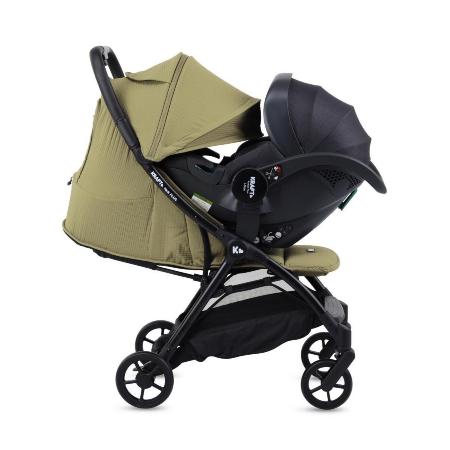 Kraft York Plus Travel Sistem Bebek Arabası Green