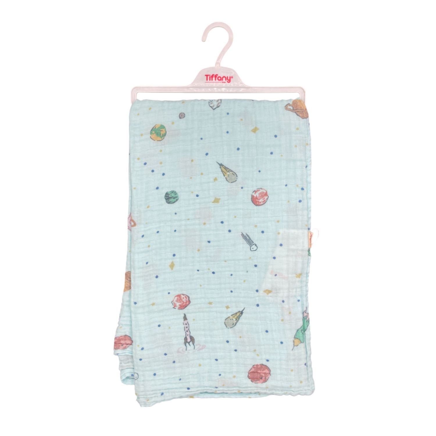 Tiffany Baby Baskılı Müslin Bebek Battaniyesi 79080 Yeşil