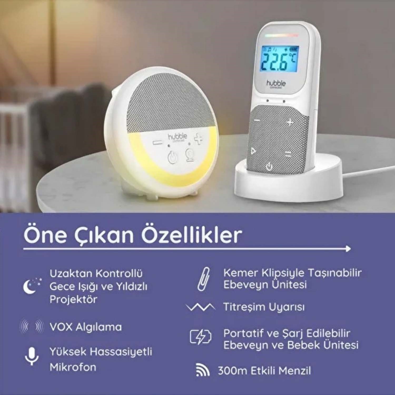 Hubble Sense Glow Pro -  Bebek Telsizi HBL03 