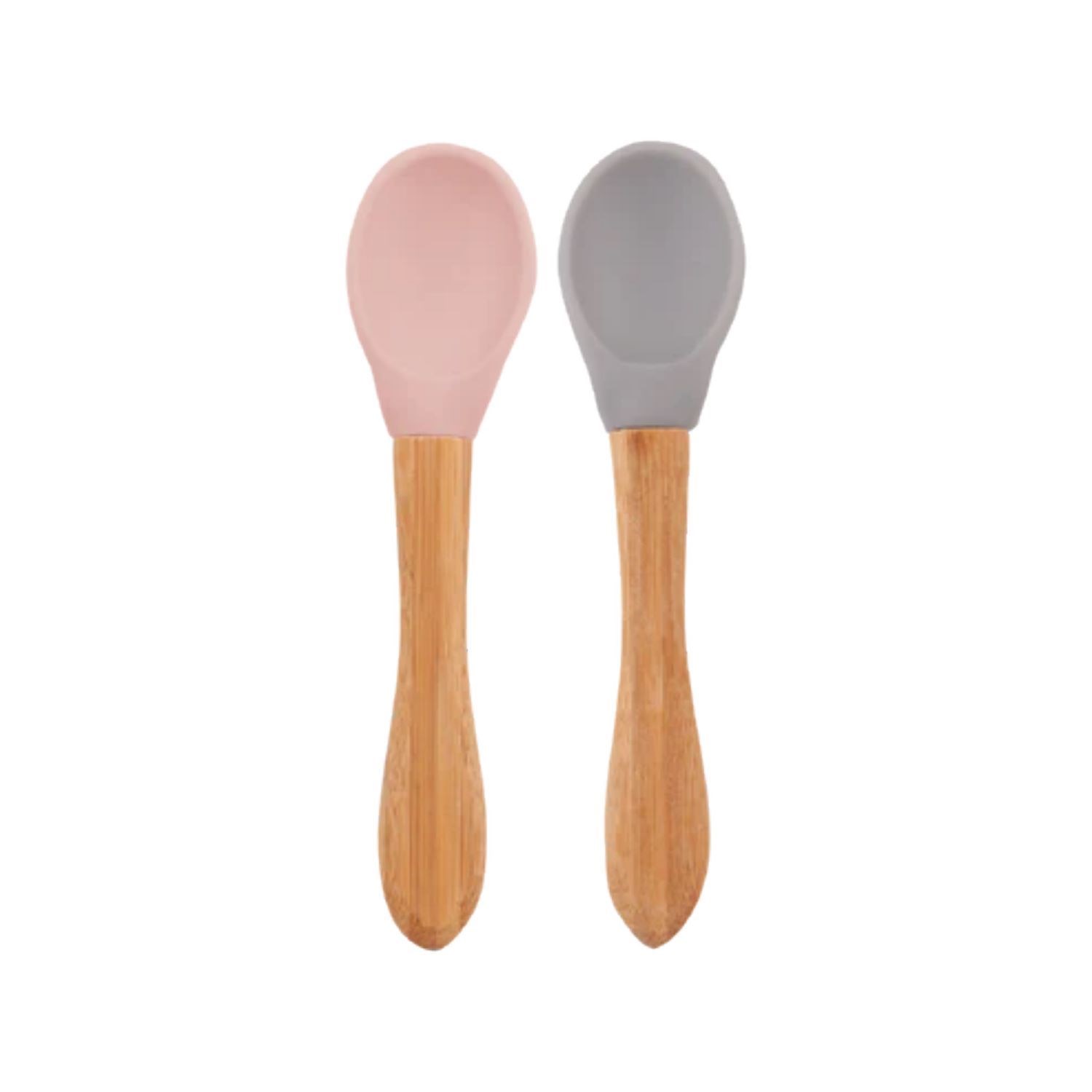 OiOi Mama Kaşığı Pinky Pink-Powder Grey