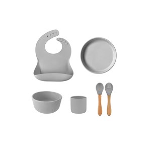 OiOi BLW Set III Beslenme Seti Powder Grey