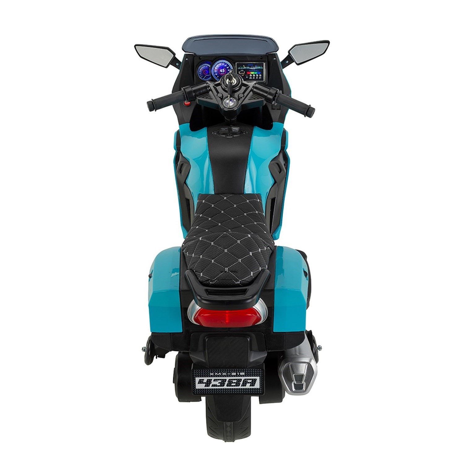 BabyHope Ledli Akülü Motor 438A XMX-316 12V Turkuaz