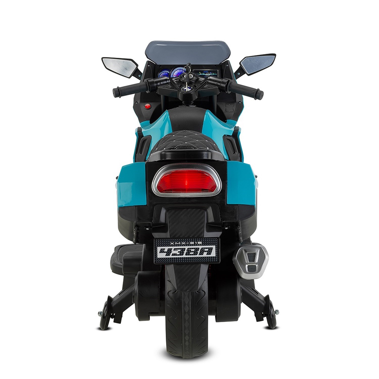 BabyHope Ledli Akülü Motor 438A XMX-316 12V Turkuaz