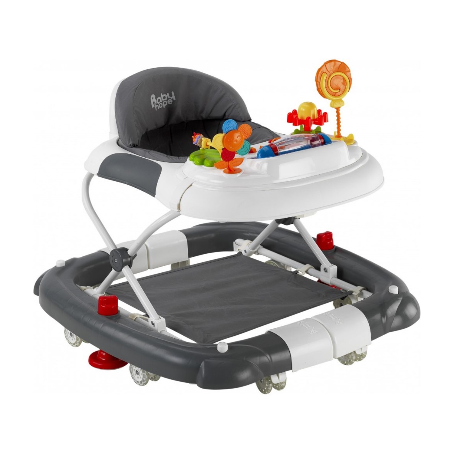 BabyHope Royal Salla Yürüteç 212A Gri