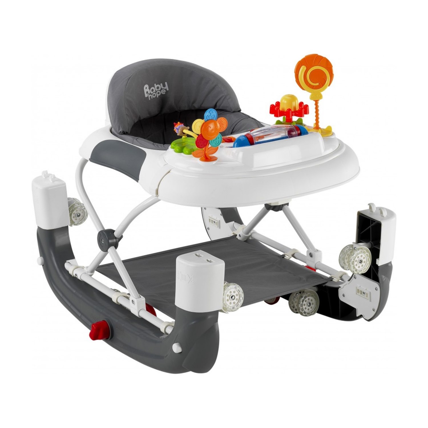 BabyHope Royal Salla Yürüteç 212A Gri
