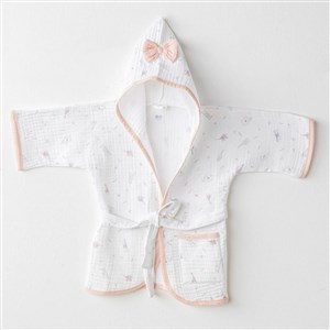 Andywawa Love Family Bebek Bornoz AC25519 Ekru