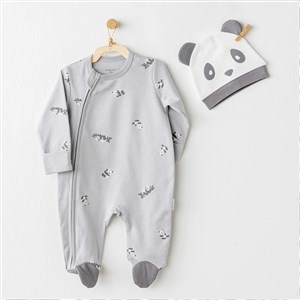 Andywawa Bebek Tulum Takım AC26023 Gri