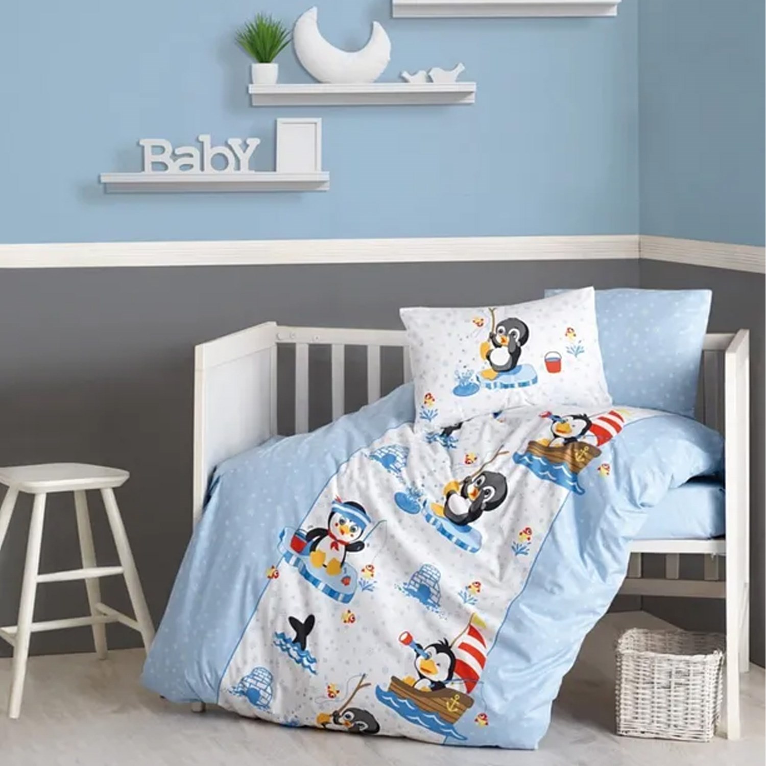 Cotton Box Baby Collection Bebek Nevresim Takımı 2000 Mavi