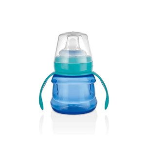 Mooma Baby Kulplu Alıştırma Bardağı 200 Ml 6+ Ay Mavi