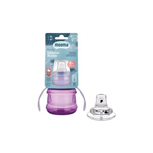 Mooma Baby Kulplu Alıştırma Bardağı 200 Ml 6+ Ay Mor