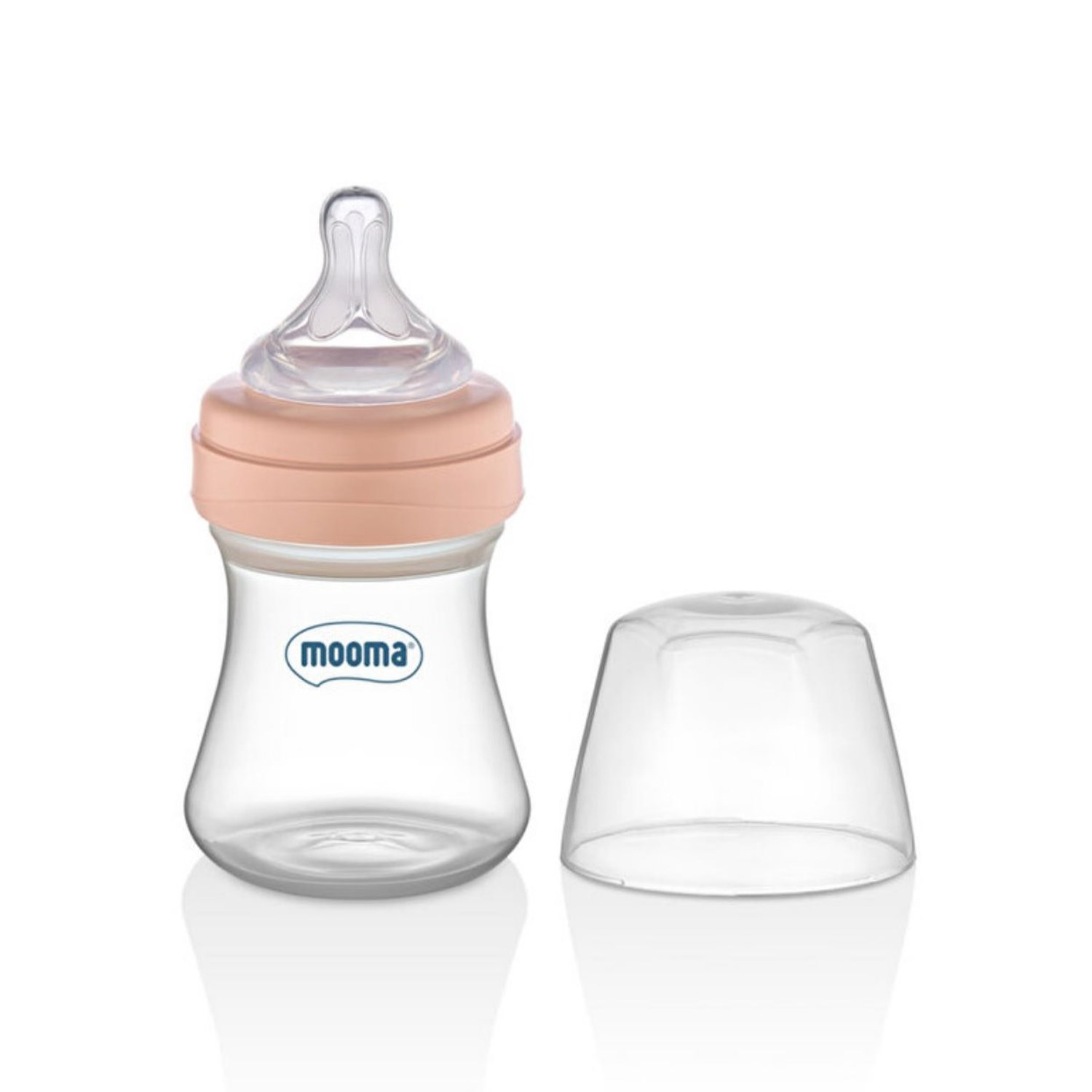 Mooma Kindy Biberon 150 ml 0-6 Ay Pembe