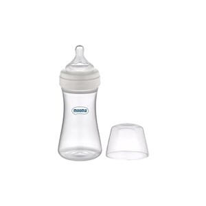 Mooma Kindy Biberon 150 ml 0-6 Ay Beyaz